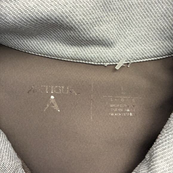 Antigua Men’s L Brown Cleveland Browns 1/4 Zip Pullover Sweater Jacket NFL - Picture 3 of 10